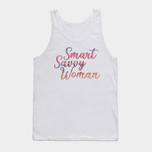 CJ Cregg  - Smart Savvy Woman Tank Top